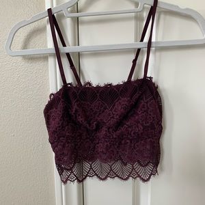 Plum Lace Bralette
